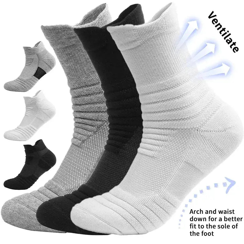 Performance Boosting Non Slip Sports Socks For Men Women