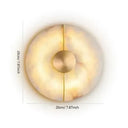 Luxe Alabaster Marble Wall Sconce