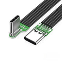 USB-C Flat Cable - 90 Degree Angled Gaming Ready