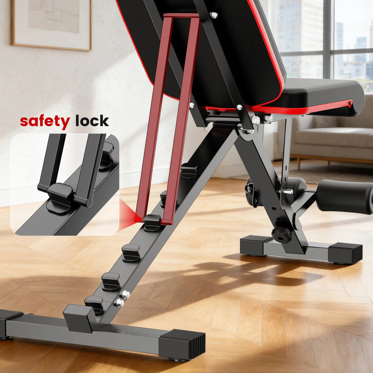 Multifunctional Foldable Dumbbell Bench Adjustable Home Gym Bench — product view 6