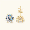 Premium Moissanite Wedding Stud Earrings