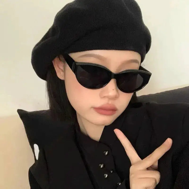 Vintage Cat Eye Sunglasses For Women Stylish Oval Shades