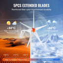 Wind Turbine Generator - 500W High Efficiency