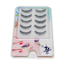 Crisscross 3D Faux Mink Eyelashes Set - 5 Pairs Glamorous