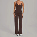 Yoga Set Women 2pc High Waist Crop Top Gym Ready