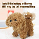Walking Plush Robot Dog Toy - Interactive Gift for Kids