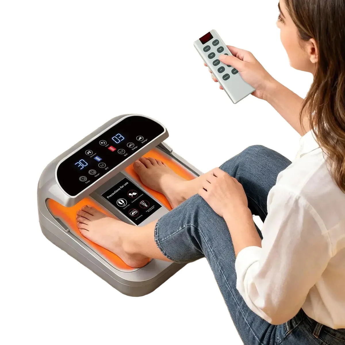 Photoionic Terahertz Foot Massager Red Blue Light Plug — product view 1