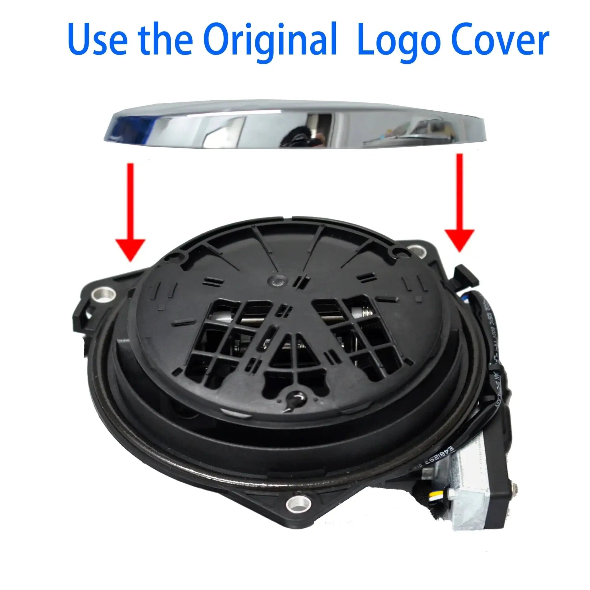 Gold Fisheye 170 Degree AHD 1080P Flip Emblem Backup Camera For VW Passat Golf - stepyours.com