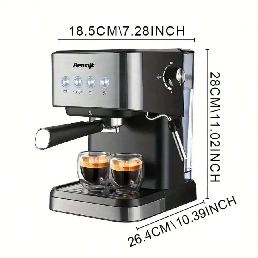 Semi-Automatic Espresso Machine, Single And Double Cup — product view 2