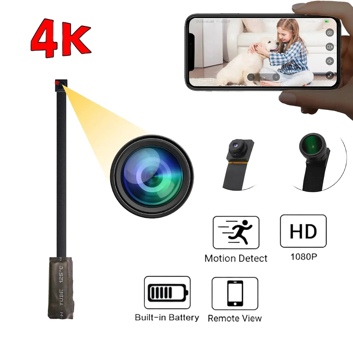 Mini Camera WiFi Camcorder HD Pocket Recorder — product view 1