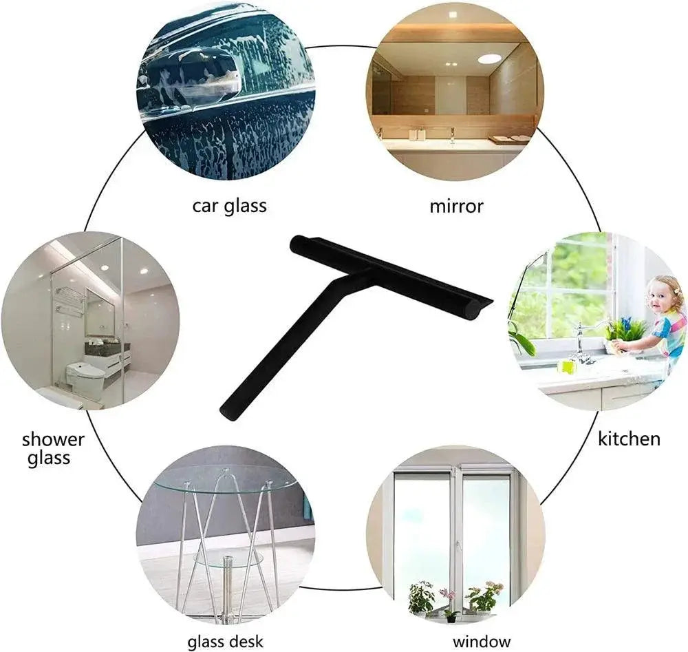 Streak Free Glass Squeegee Effortless Shower Cleaner Tool