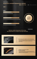 Professional Hair Dryer High Power Blue Light