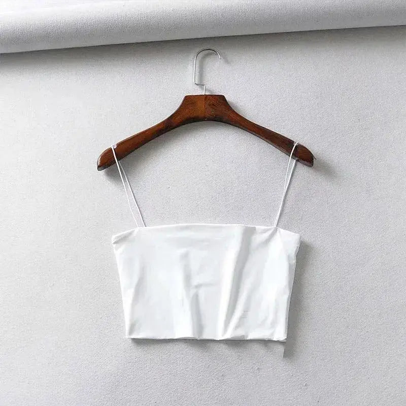 Sultry Summer Vibes Womens Elastic Crop Top Beach Ready Now