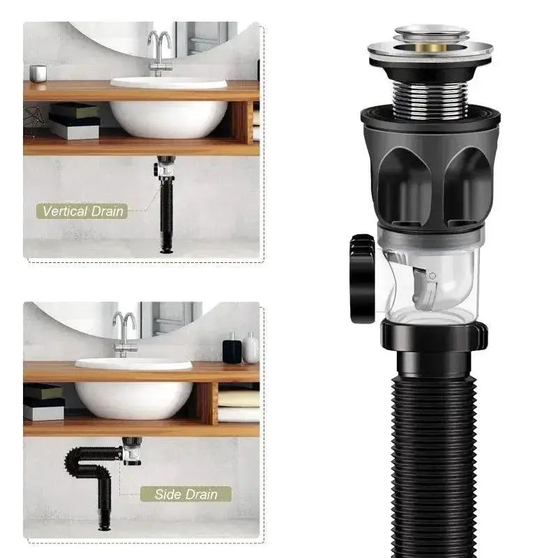 FlexiSink Retractable Drain Filter For Kitchen And Bathroom