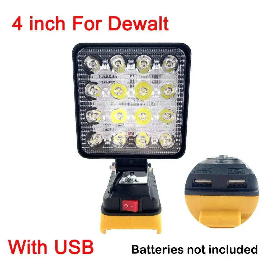 DeWalt 18V 20V Lithium Battery Cordless LED Work Light