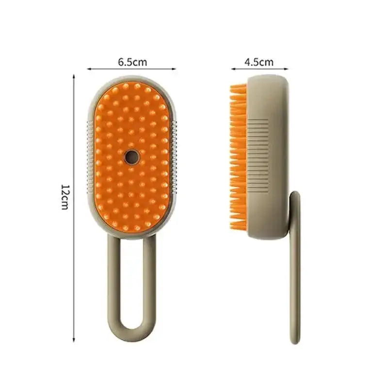 Steamy Pet Grooming Brush Electric Spray Steamer Tool