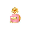 Charm Bead Pendent Silver Gold