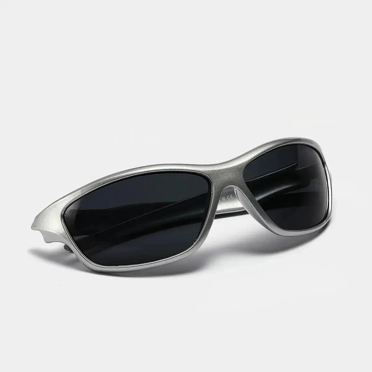 Trendy Mens Silver Y2K Sunglasses For Outdoor Sports Fashion