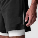 Men's 2-In-1 Camo Quick-Dry Running Shorts For Gym Training