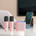 Portable Bluetooth 5.3 Speaker System With 2 Wireless Microphones