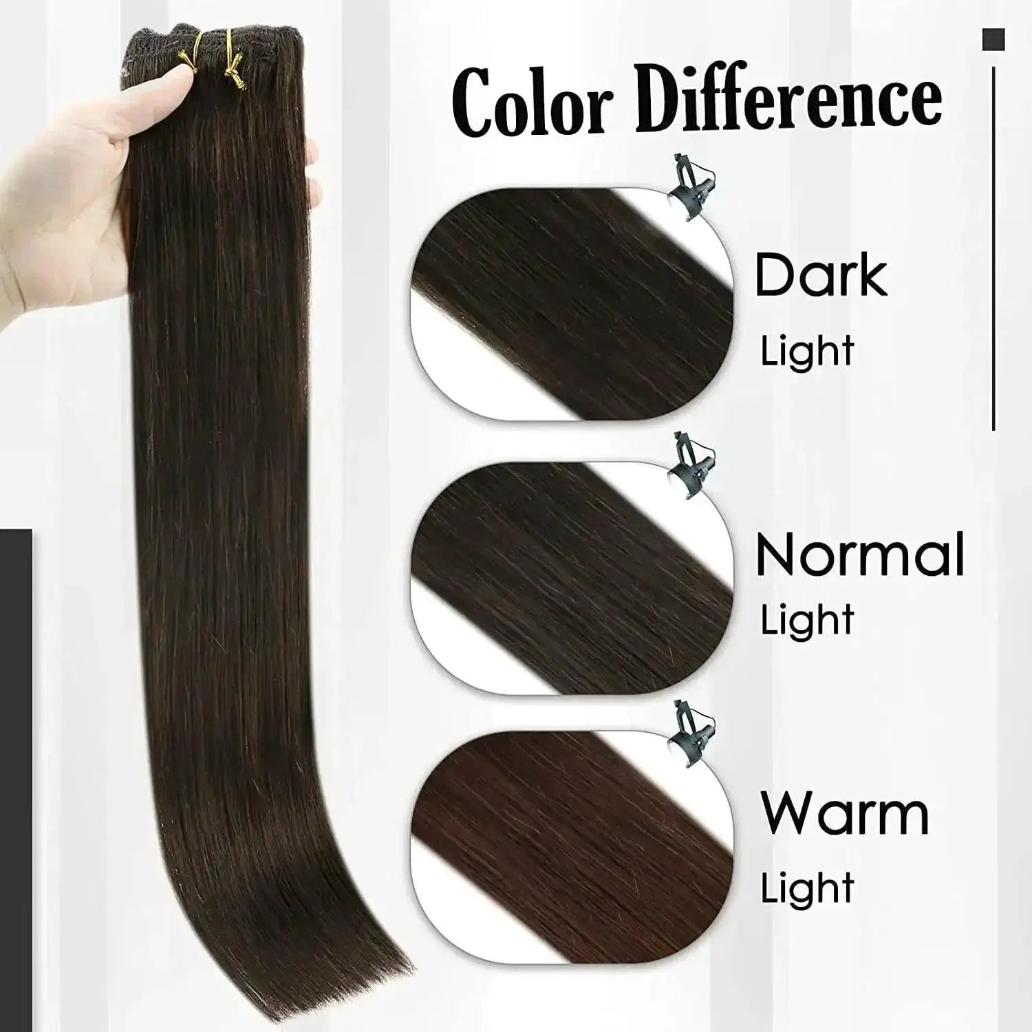 Balayage Clip In Hair Extensions Luxurious Remy Human Hair