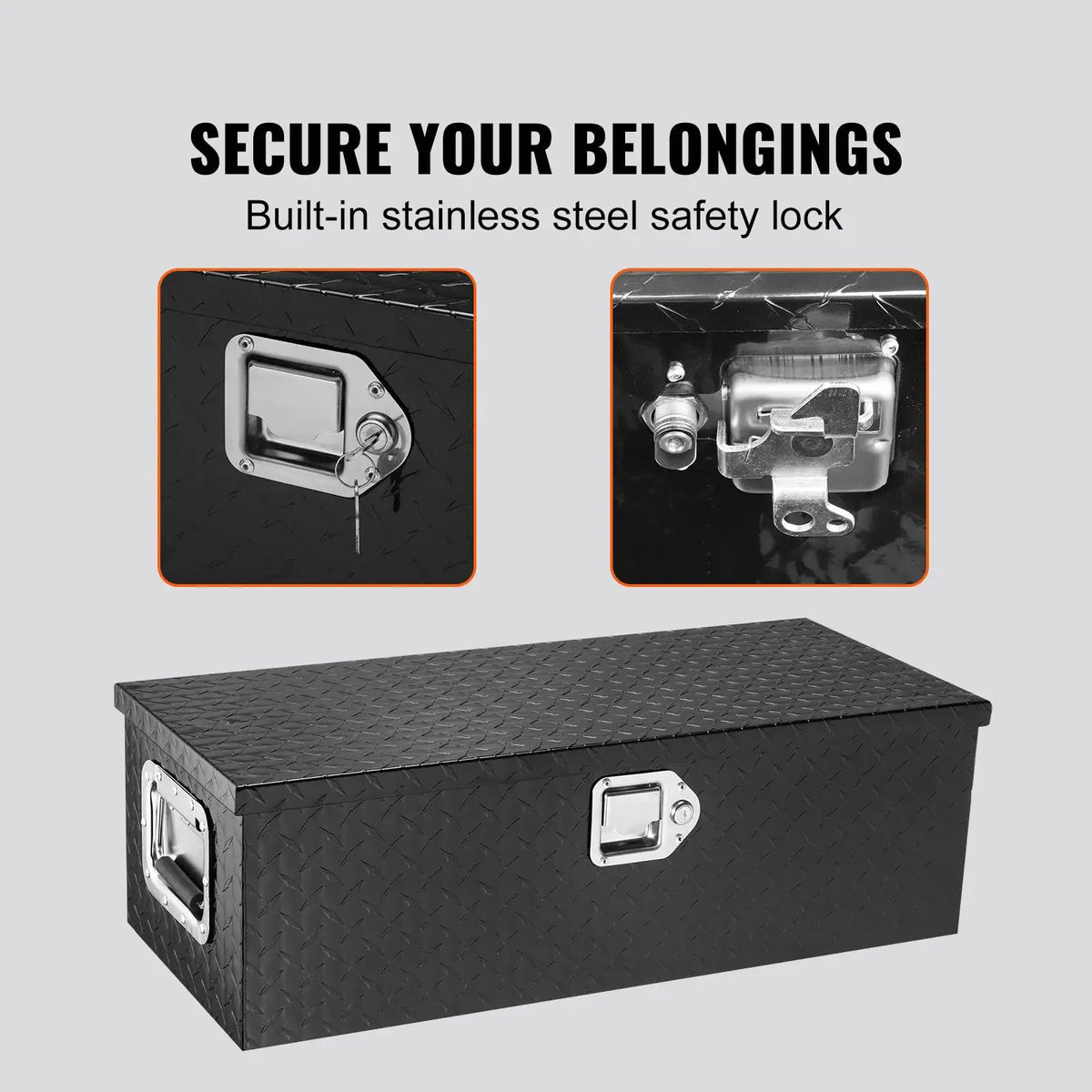Premium Diamond Plate Tool Box — product view 4