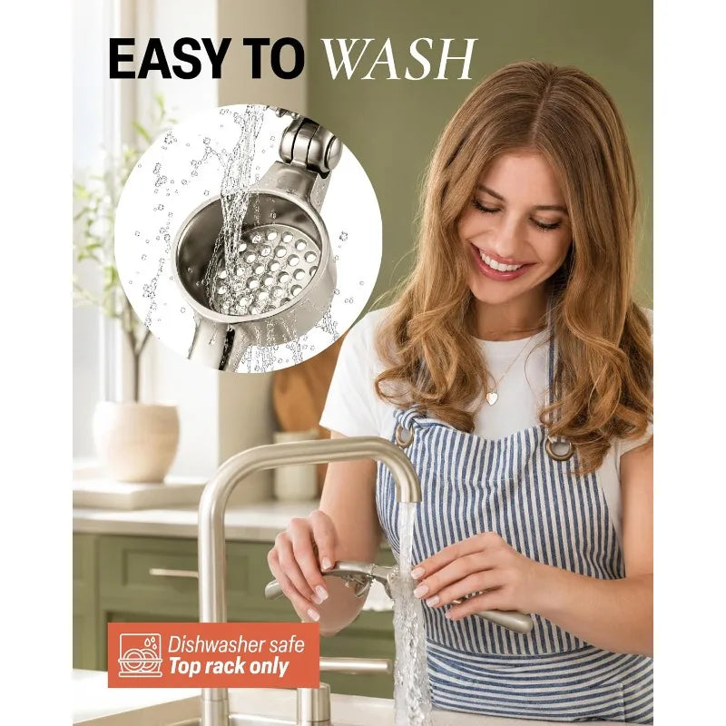 Kitchen Premium Garlic Press Set - Rust Proof Professional Garlic — product view 6