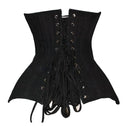 Underbust Corset 18 Spiral Steel Boned Body Shaper Women