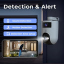 4K Dual Lens Security Camera for Homes