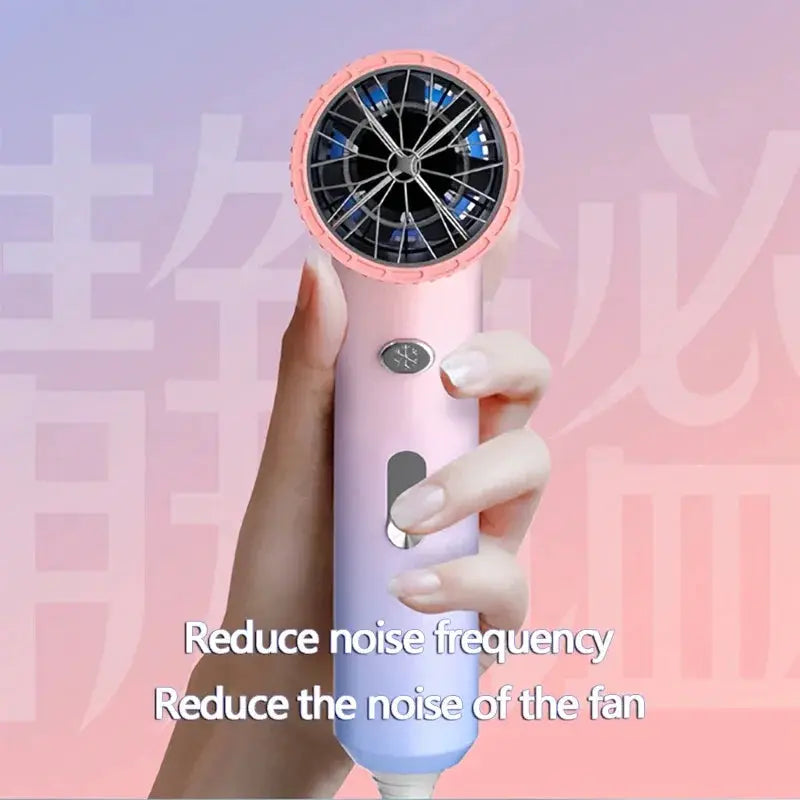 Beautiful Gradient Color Hair Dryer Low Noise Quick Drying