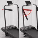 Under Desk Walking Pad Treadmill 0.6-7.5 MPH Manual Incline Boost