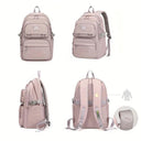 Spacious Waterproof Nylon Backpack for Students Travelers