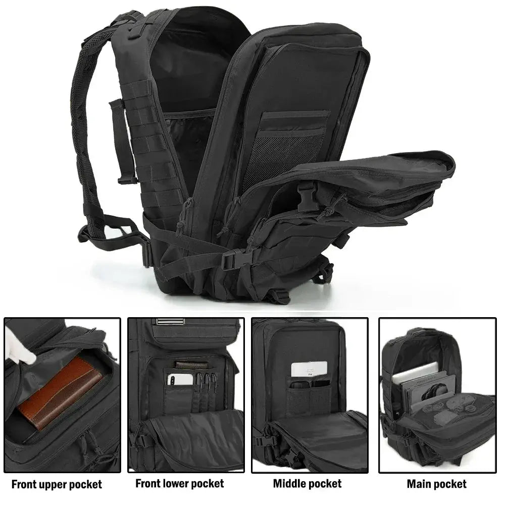QTQY 30 50L Tactical Backpacks Travel Survival Gear