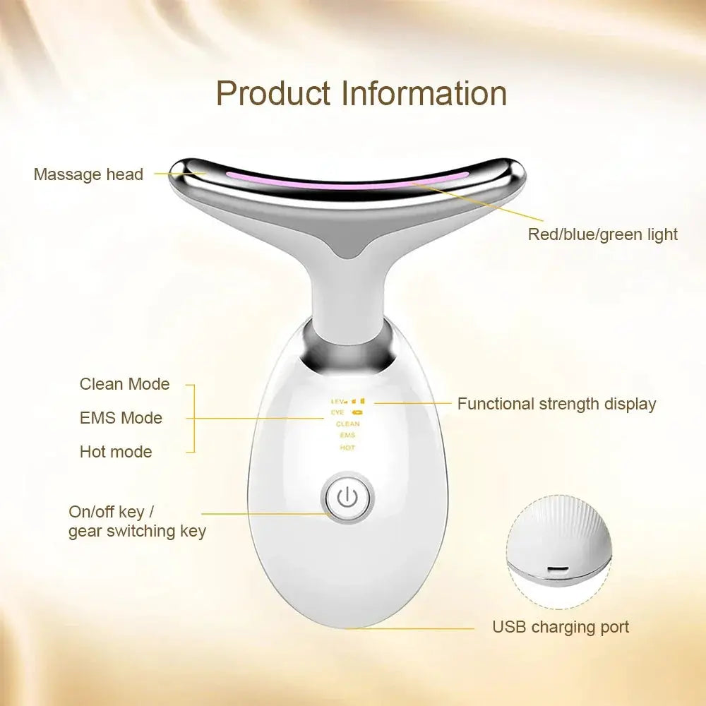 Face Neck Massager For Women Anti Aging Skin Care Device - OurLum.com
