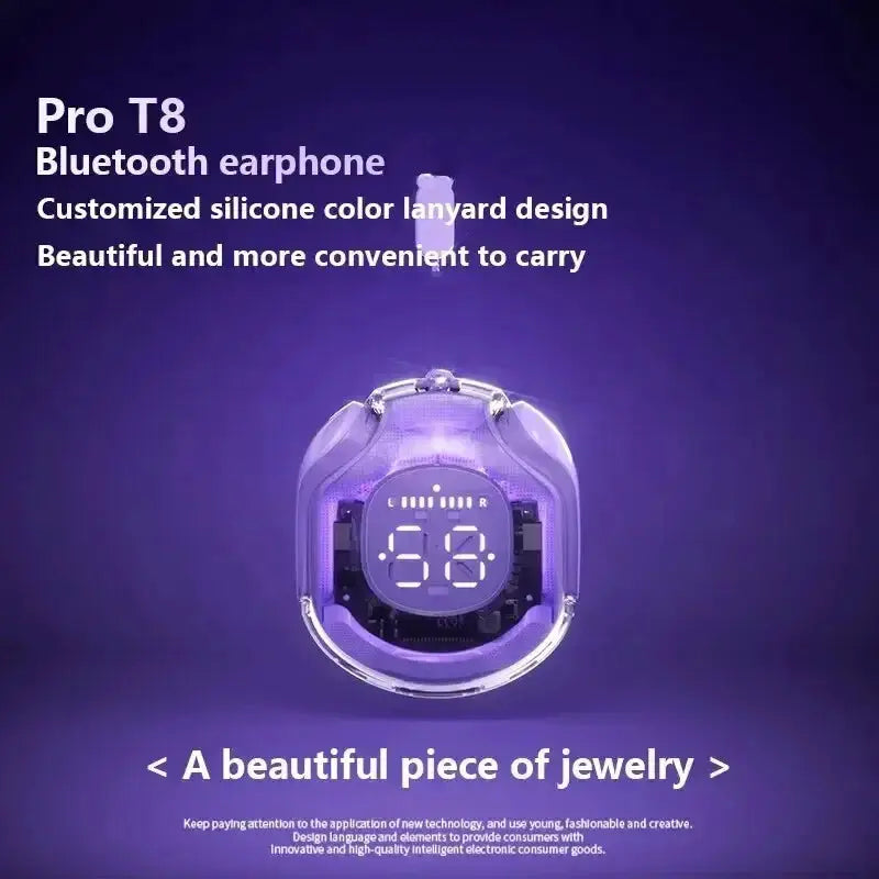 T8 TWS Wireless Bluetooth Earbuds Bass For Sports Gaming