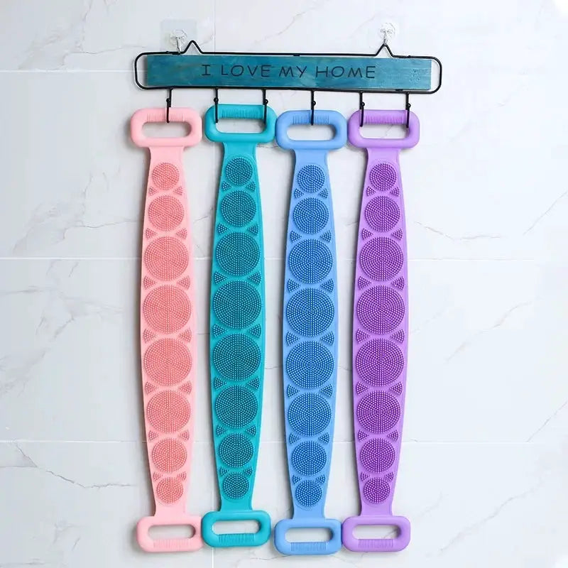 Body Sponge Silicone Brushes Scrubber Massage Tool - OurLum.com