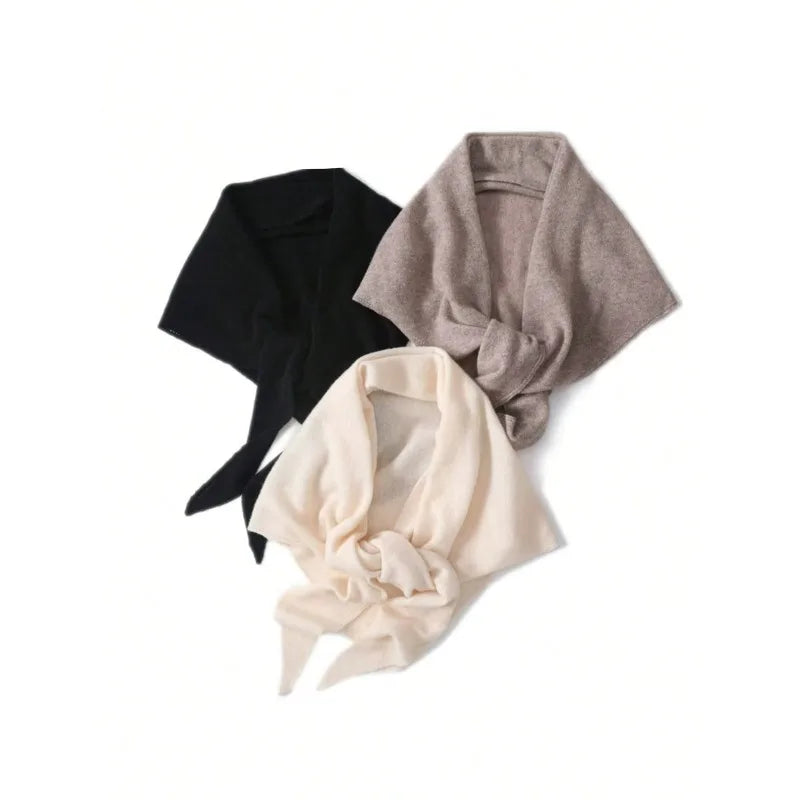 Women Irregular Wool Shawl Wrap