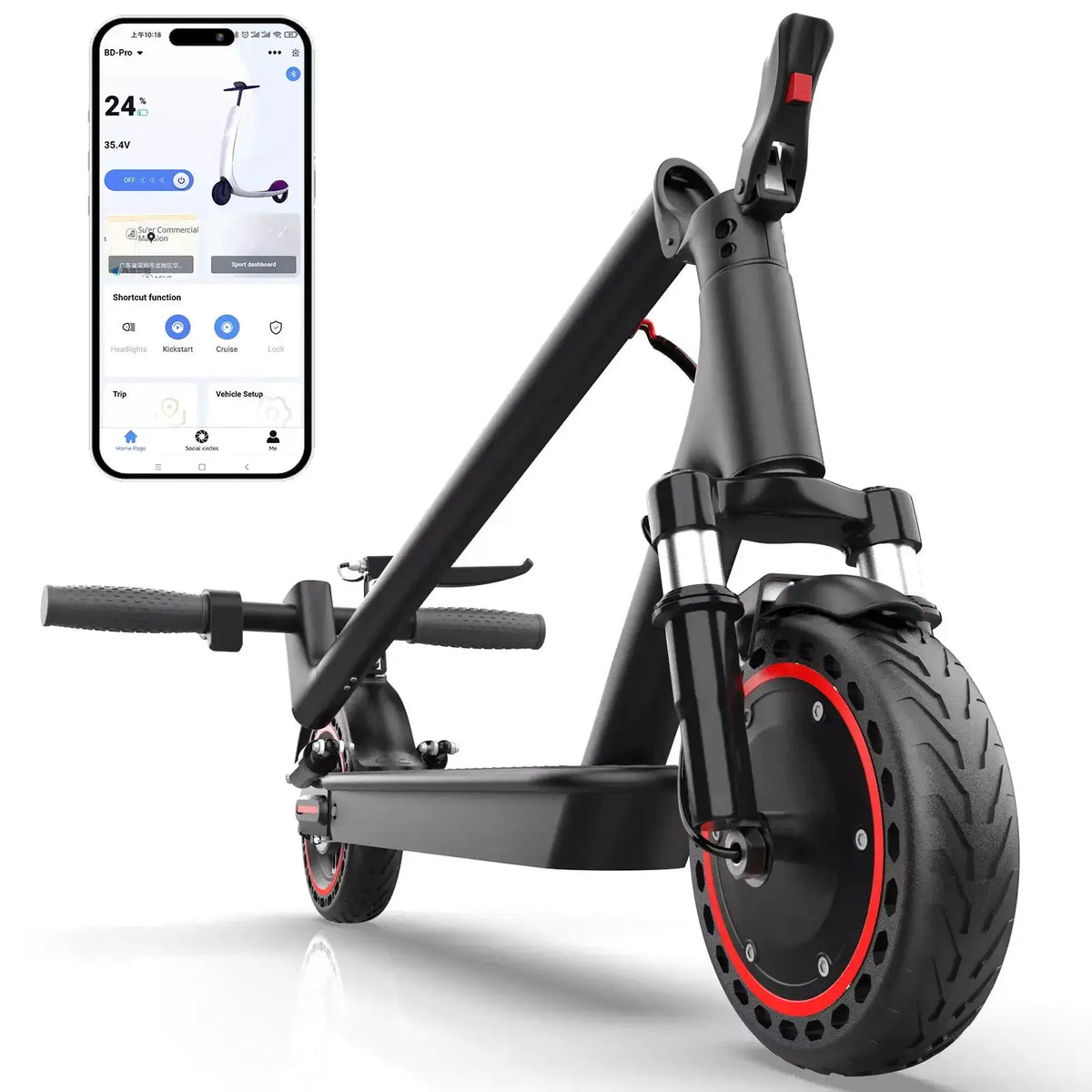 Compact Electric Foldable Scooter — product view 7