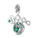 Sterling Silver Charm Pendant Sun