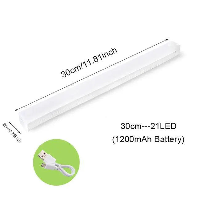 Motion Sensor Night Light Wireless USB Rechargeable Lamp