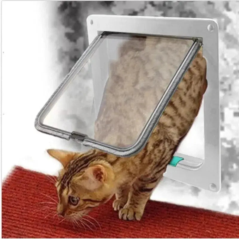 Dog Cat Flap Door Secure Access For Pets In Multiple Colors