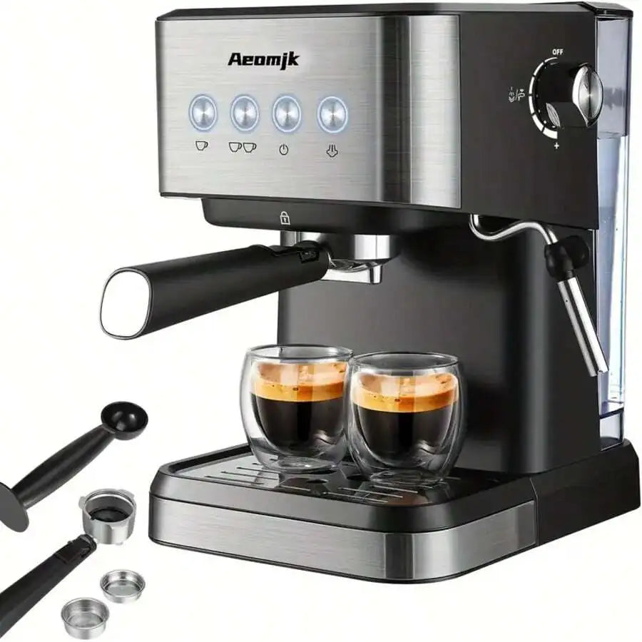 Semi-Automatic Espresso Machine, Single And Double Cup — product view 3