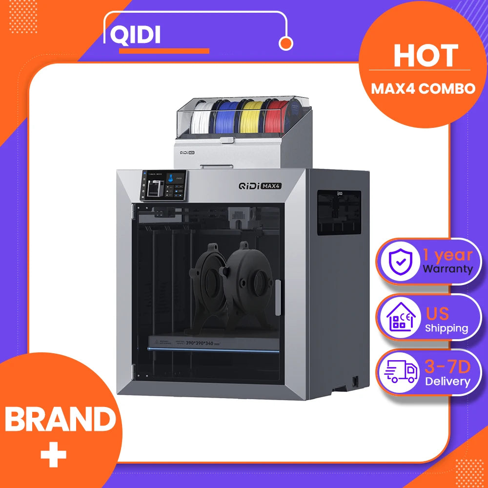 QIDI Max4 Combo 3D Printer