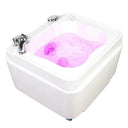 Cross-Border Adjustable Temperature Foot Bath Tubs with Surf-Style Color-Changing Lights and Foot Massage Function