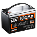 Humsienk 12V 100Ah LiFePO4 Lithium Battery