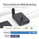 GL.iNet Slate Plus () Travel Router - VPN Encryption,