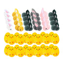 24PCS Filled Easter Eggs Basket Stuffers With Bunny Dolls