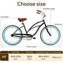 Classic Retro Beach Cruiser Bike