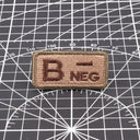 Tactical Blood Type Patch Custom Military Embroidery Gear