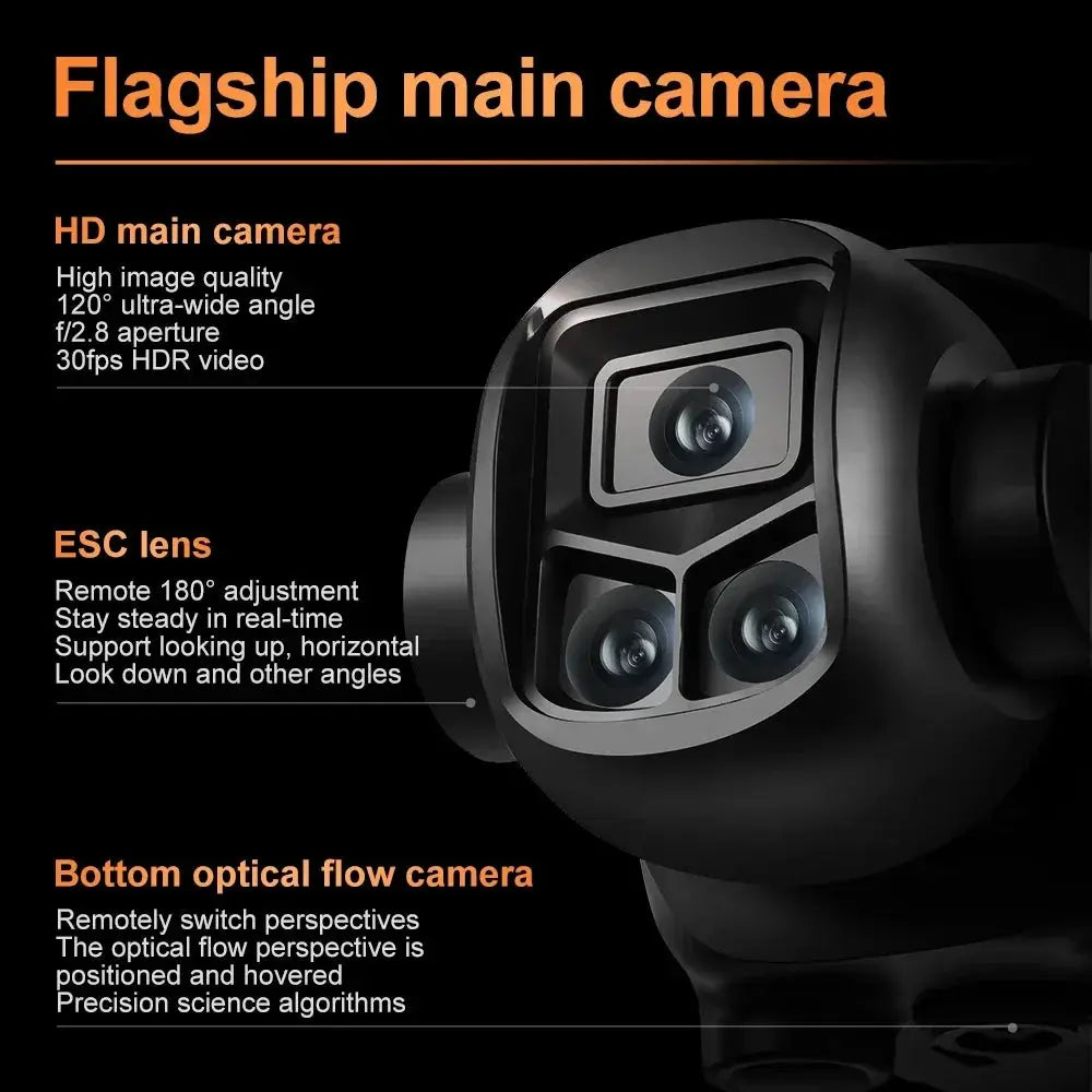 Lenovo V988 Drone 8K Dual Camera Foldable Quadcopter With 5G Remote Screen